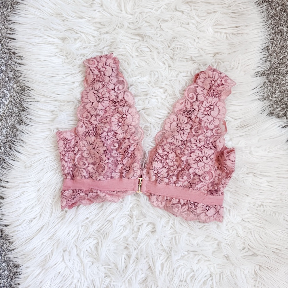 Free People | We are HAH Got Ur Back Copper Rose Lacy Bralette